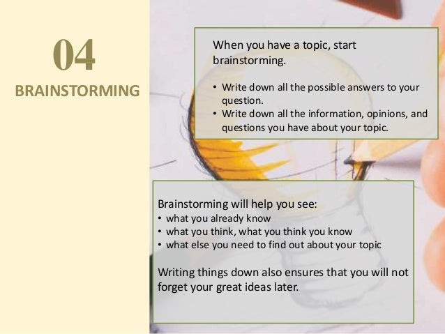 Tips for research papers
