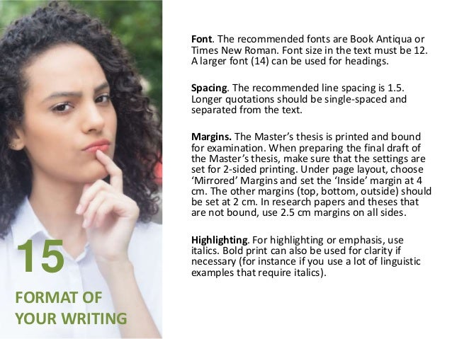 Dissertation margins cm