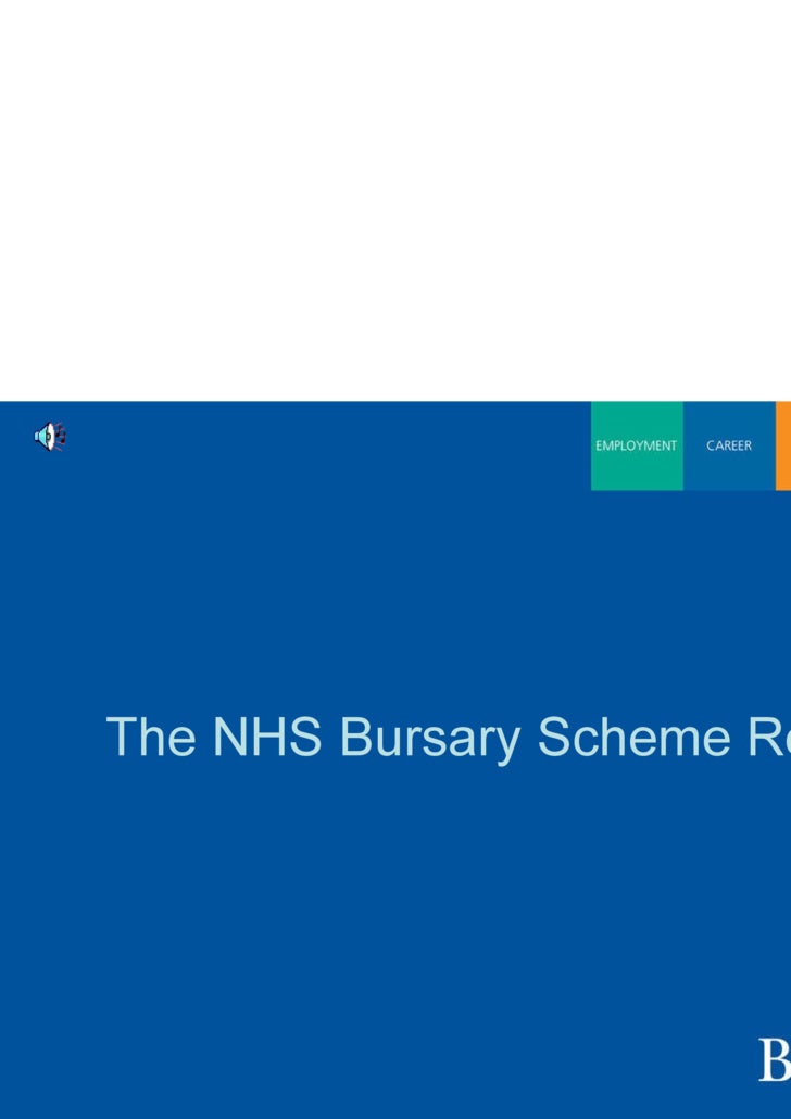 The NHS Bursary Scheme Review