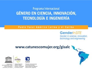 GenderInSITE - Punto focal América Latina y el Caribe