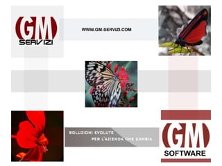 SOFTWARE
WWW.GM-SERVIZI.COM
 