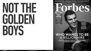 NOT THE
GOLDEN
BOYS
     Client: SINNERSCHRADER   Project: WHAT DRIVES THE SHARING ECONOMY?   05.03.2013   00001101   Slid...