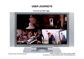 User Journeys Personal Services - Gary Hayes