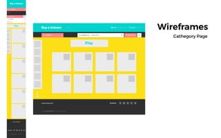 Wireframes
Cathegory Page
 