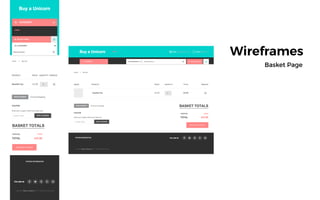 Wireframes
Basket Page
 