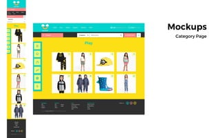Mockups
Category Page
 