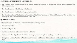 Comprehensive Overview of the President of India: Powers, Election, and ...