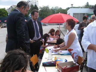 Presidente da câmara e vereador da educação