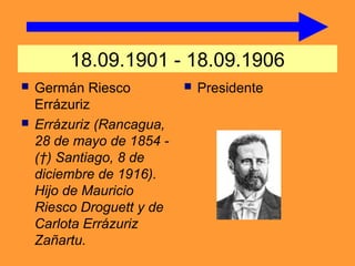 Germán Riesco Presidentes y Vicepresidentes de Chile | PPT