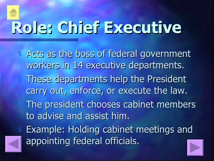 presidential roles presidential roles