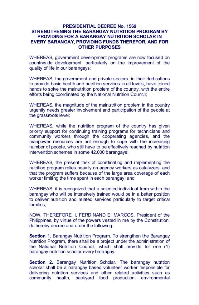 851 no. (p.d.) decree presidential 1569 no Presidential decree 851 no. (p.d.) decree presidential 1569 no Presidential decree