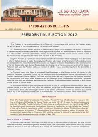 Presidential election 2012
