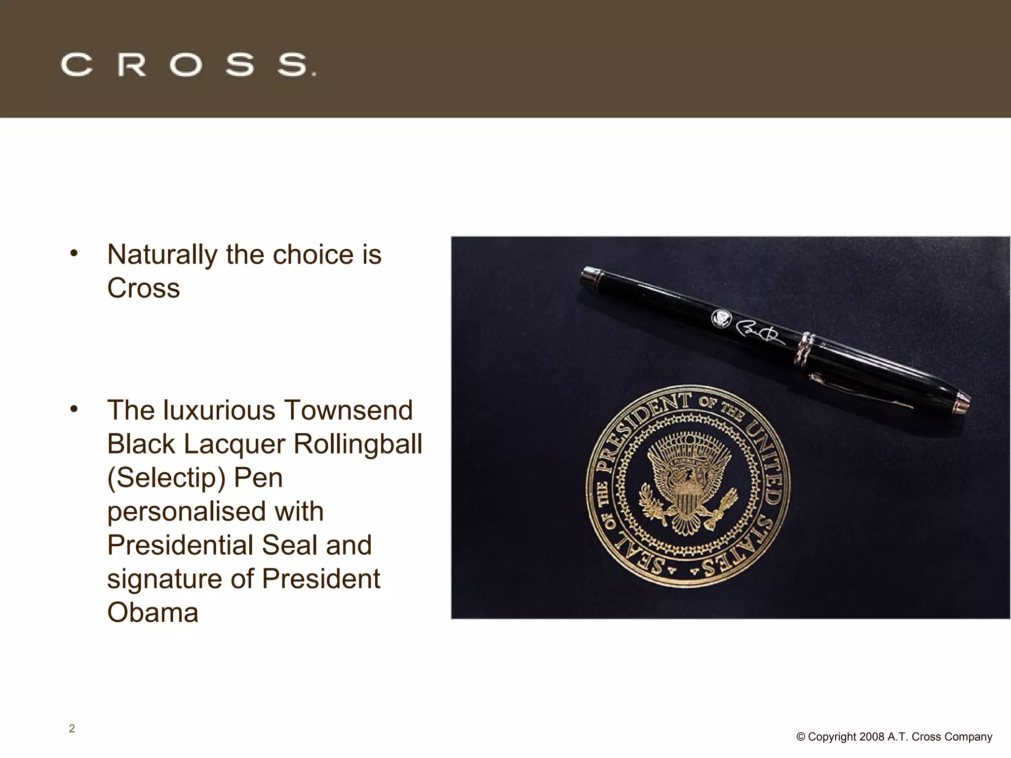 Presidential Pens Ppt