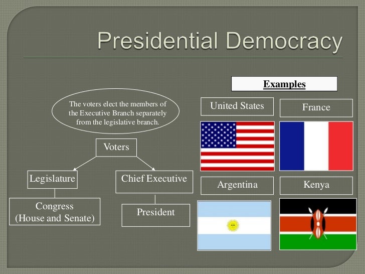 Parliamentary System Vs Presidential System Chart