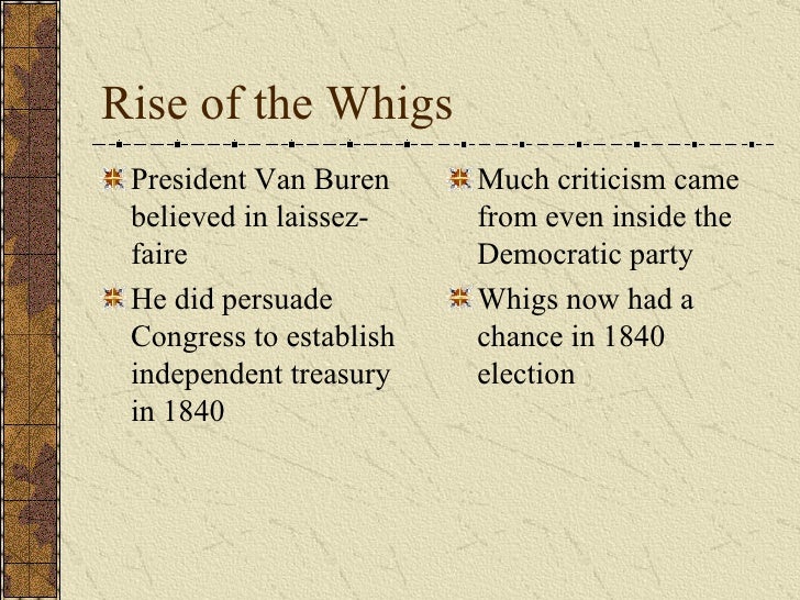 whigs vs democrats