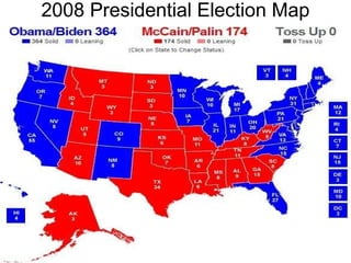 2008 Presidential Election Map
 