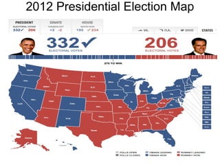 2012 Presidential Election Map
 