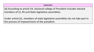 President of India Constitution of India | PDF