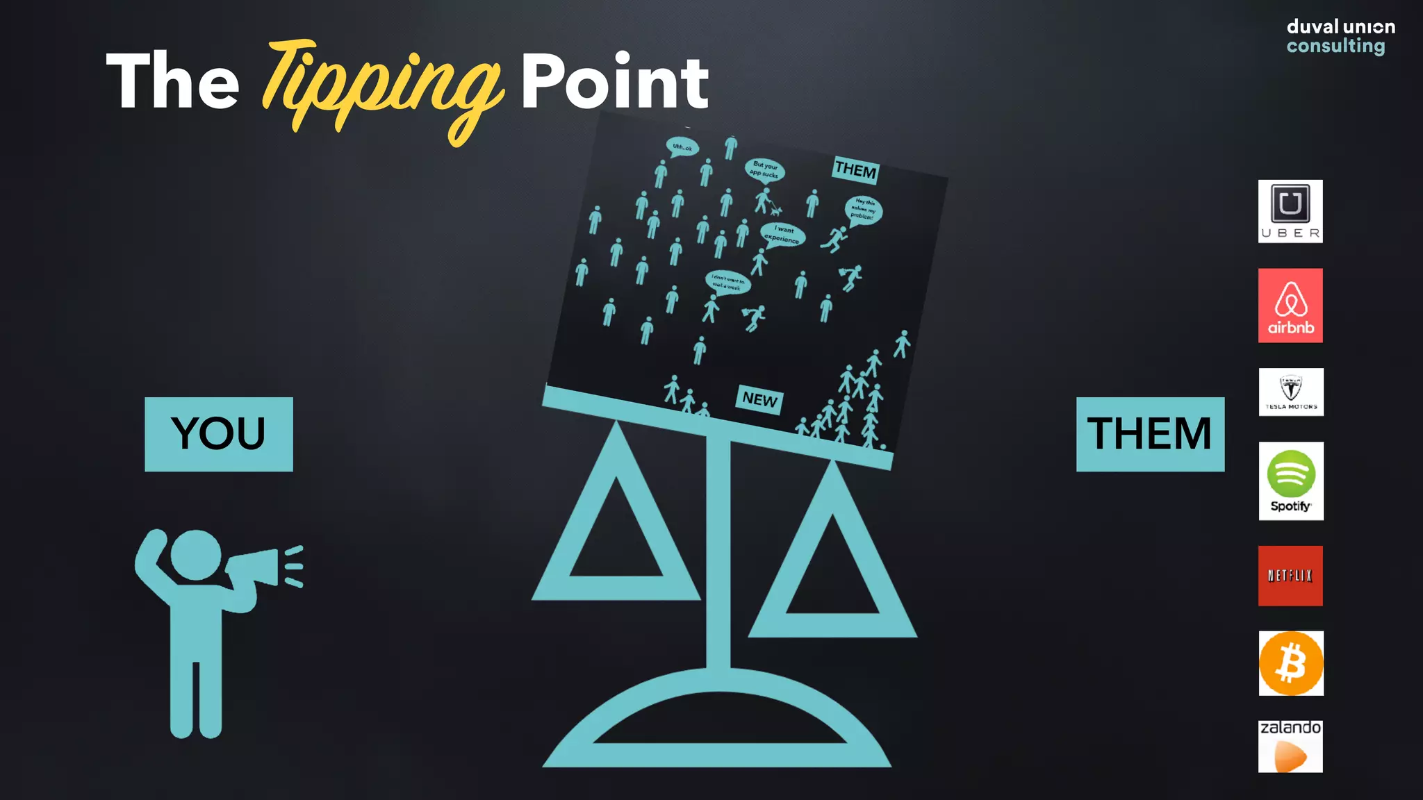 YOU THEM
The Tipping Point
 