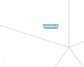 SPONSORED
PROGRAMS
21
 
