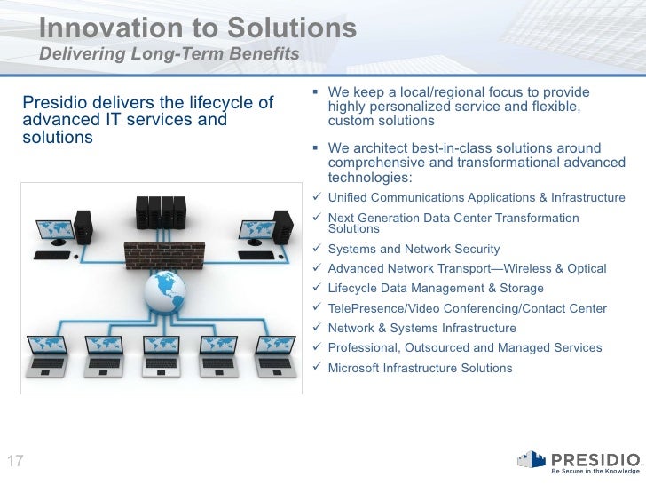 Presidio Networked Solutions Sales Presentation Ns Ppt 1108