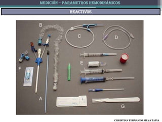 MEDICIÓN – PARAMETROS HEMODINÁMICOS

             reactivos




                                CHRISTIAN FERNANDO SILVA TAPIA
 