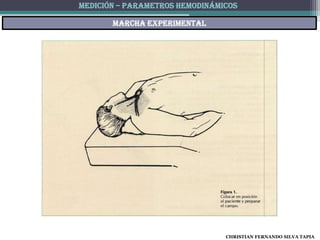 MEDICIÓN – PARAMETROS HEMODINÁMICOS

       Marcha experimental




                                CHRISTIAN FERNANDO SILVA TAPIA
 