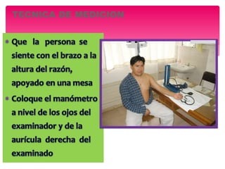 TECNICA DE MEDICION
 