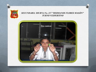 A   los  76 cm  de  mercurio (Hg) se les dio  en nombre   de 1 atmósfera (atm) de presión. SECUNDARIA  DIURNA No. 237 "HERMANOS FLORES MAGÓN"  TURNO VESPERTINOEl equivalente en pascales se obtiene con la siguiente expresión𝑷=(𝝆)(𝒈)(𝒉)Donde ρ es la densidad del mercurio que equivale a 13600 kg/m3, g es la aceleración de la gravedad igual a  9.81 m/s2 y h es la altura del mercurio igual a 0.76 m.Por lo tanto:76 cm de Hg = 1 atm = 101396.16 PascalesLo que quiere decir que la atmósfera ejerce una fuerza de 101396.16Newtons (N) sobre una superficie de 1 m2 al nivel del mar.A continuación se muestra dos experiencias del efecto de la presión atmosférica. 