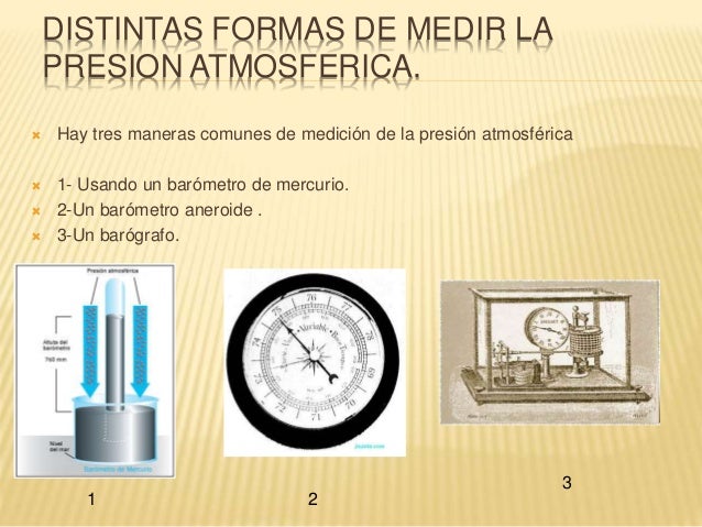 PRESIÓN ATMOSFÉRICA.