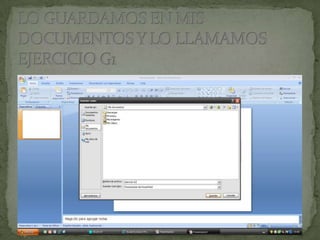 como guardar una presentación