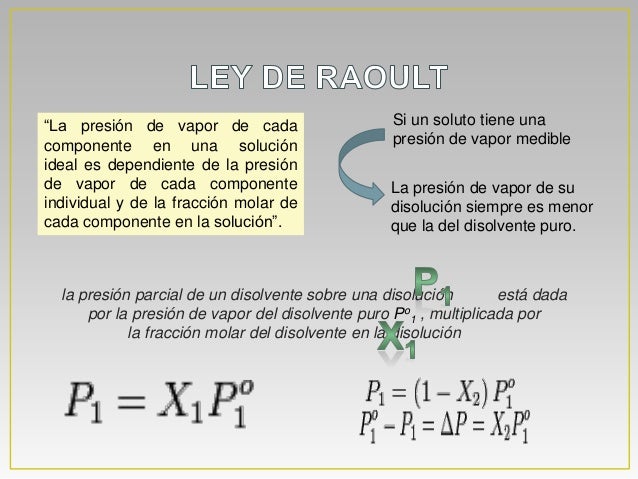 Presion de vapor