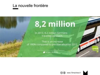 www.15marches.fr
@15marches
#LDTRA
stephane@15marches.fr
La nouvelle frontière
 