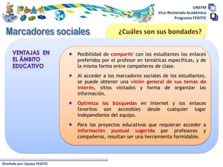 Los marcadores sociales
