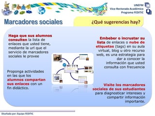Los marcadores sociales