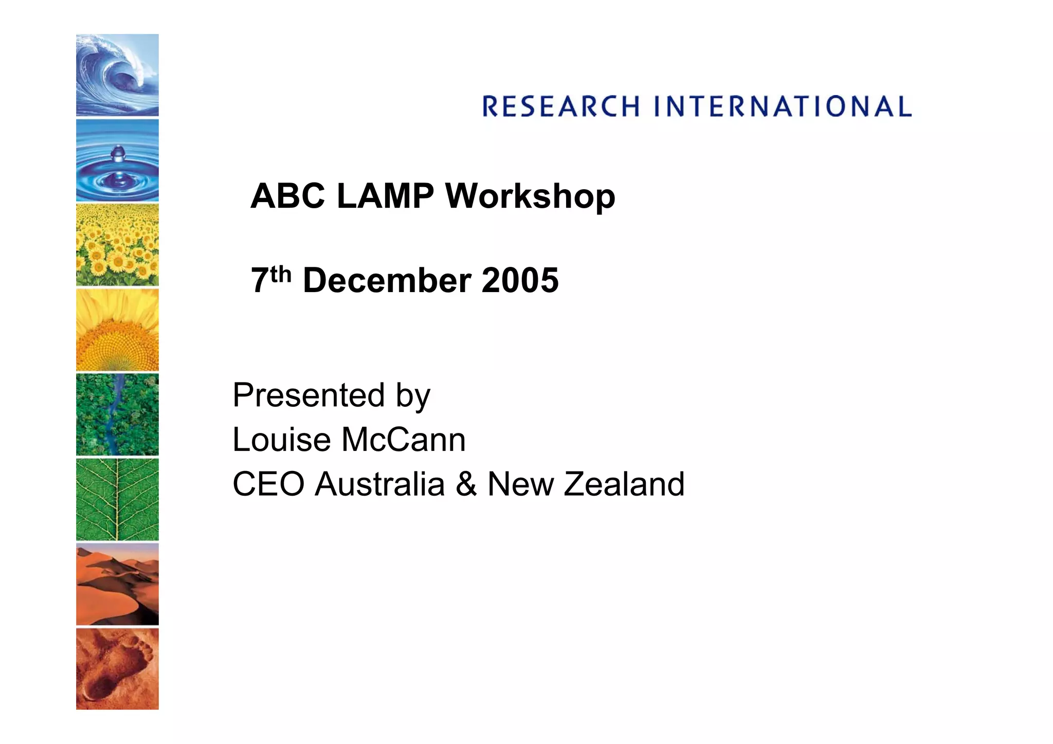 Emotional Audiences, Consumers Viewpoint - Louise McCann