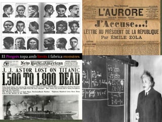 El Progrés topa amb límits i fabrica monstres

 