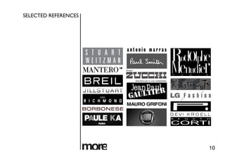 SELECTED REFERENCES	





                         10
 