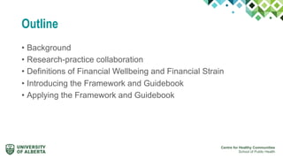 Applying Action-Oriented Resources to Reduce Financial Strain and Promote Financial Wellbeing