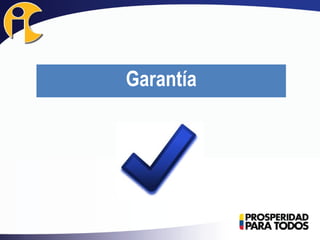 Garantía
 