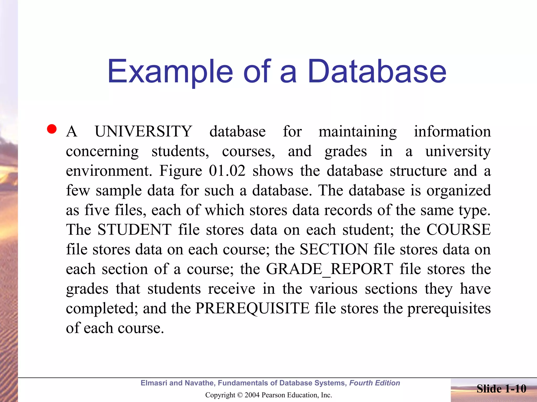 Database Presentation | PPT | Databases | Computer Software and ...