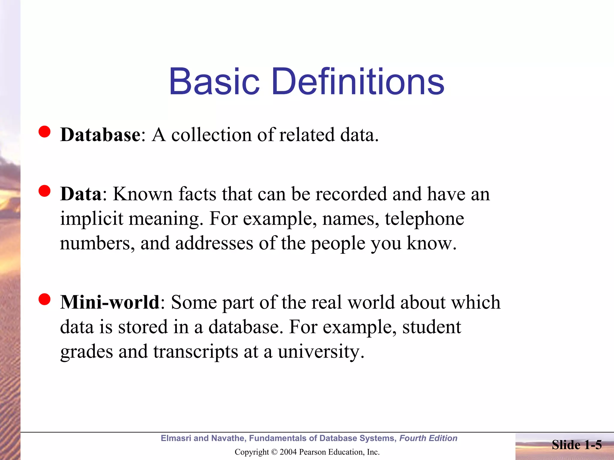 Database Presentation | PPT | Databases | Computer Software and ...
