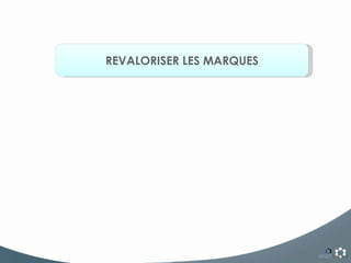 REVALORISER LES MARQUES 