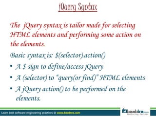 jQuery | PPT