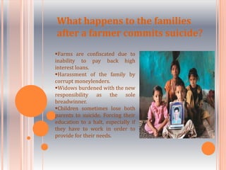 Reasons for Suicides in Six Districts of Vidarbha in five years