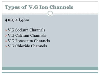 Presntation on ion channel