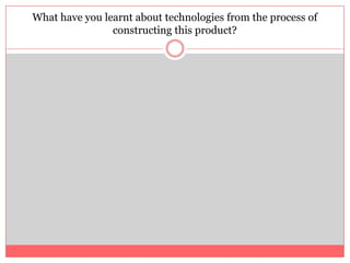 How did you attract/address your audience?Colour:Red