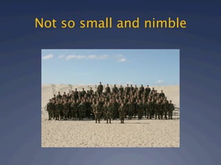 Not so small and nimble
 