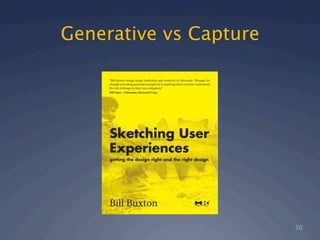 Generative vs Capture




                        30
 