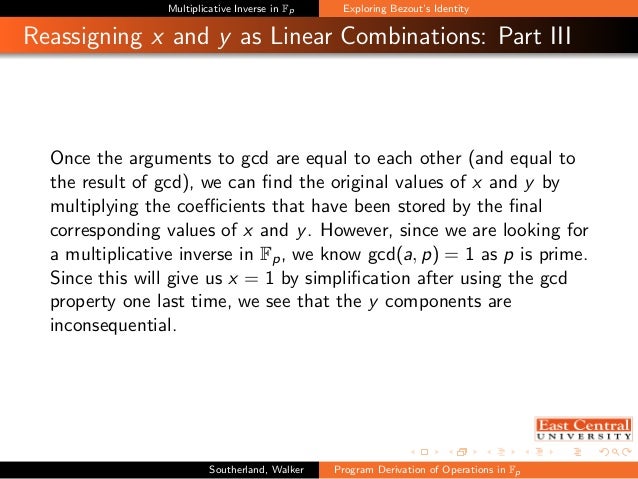 multiplicative inverse negative be can of in Prime Finite Derivation Fields Operations of Program